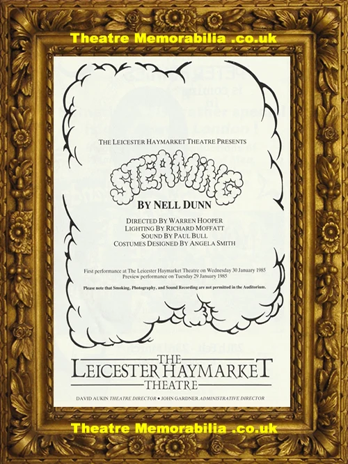 Steaming theatre programme, Haymarket Theatre Leicester 1985 - image 3