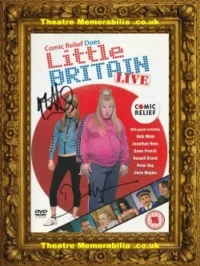 Little Britain David Walliams + Matt Lucas Signed Autograph DVD Cover