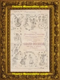 London Alhambra Theatre – The Grand Duchess – 1878