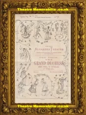 London Alhambra Theatre – The Grand Duchess – 1878