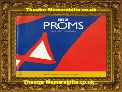 Proms concert programme, Royal Albert Hall London 2000