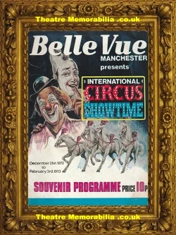 Belle Vue circus programme, Manchester 1972