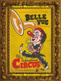 Manchester Belle Vue Circus Programme 1960s