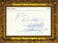 Marty Wilde Autograph Signed Card – Pop Singer Teenager In Love