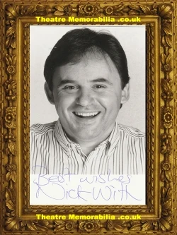 Nick Wilton signed picture card, EastEnders