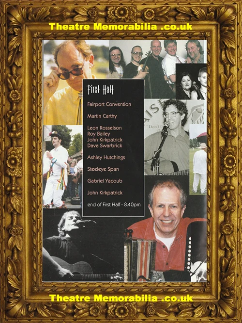 Martin Carthy Celebration programme, Apollo Theatre Oxford 2001 - image 5