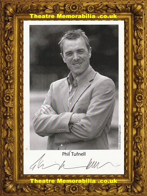 Phil Tufnell signed picture card - image 2