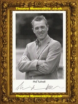 Phil Tufnell signed picture card