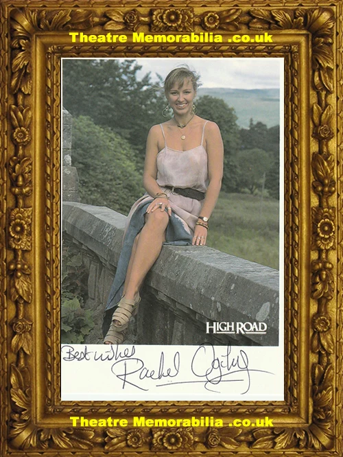 Rachel Ogilvy signed cast card, High Road - image 2