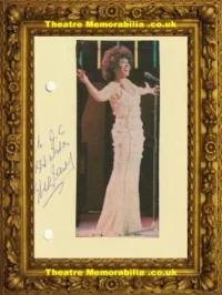 Shirley Bassey Autograph Signed Picture – Genuine