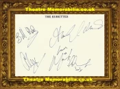 The Rubettes Autograph Signed Card – Pop Band Sugar Baby Love