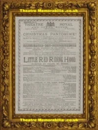Brighton Theatre Royal – Little Red Riding Hood – 1882