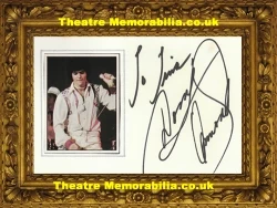 Donny Osmond signed autograph sheet with picture
