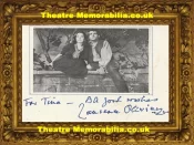 Laurence Olivier Autograph Signed Picture – Actor