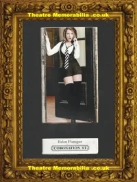 Helen Flanagan Autograph Signed Picture Coronation Street Actress