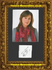 Jill Halfpenny Autograph Signed Picture Coronation Street Actress
