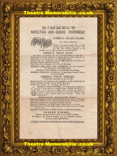Charity event theatre programme, Covent Garden Theatre London 1871 - image 5