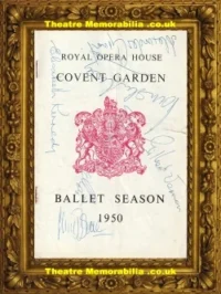 London Royal Opera House – Giselle – 1950 – Multi Signed Margot Fonteyn