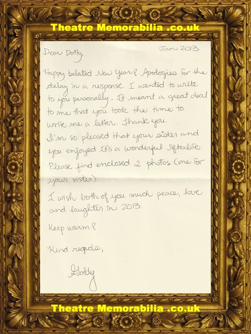 It’s A Wonderful Afterlife Autograph Signed Letter ? – Help 17 - Theatre Memorabilia - Theatre Programmes - Theatre Memorabilia - Theatre Programmes It’s A Wonderful Afterlife Autograph Signed Letter ? – Help 17 - Theatre Memorabilia - Theatre Programmes Theatre Memorabilia - Theatre Programmes