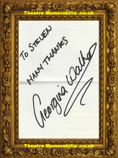 Hollyoaks Georgina Walker Autograph Signed Letter Polly Clark - Theatre Memorabilia - Theatre Programmes - Theatre Memorabilia - Theatre Programmes Hollyoaks Georgina Walker Autograph Signed Letter Polly Clark - Theatre Memorabilia - Theatre Programmes Theatre Memorabilia - Theatre Programmes