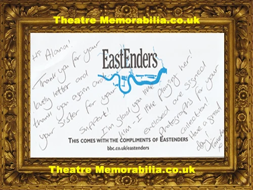 Eastenders Tanela Autograph Signed Compliments Slip ? – Help 23 - Theatre Memorabilia - Theatre Programmes - Theatre Memorabilia - Theatre Programmes Eastenders Tanela Autograph Signed Compliments Slip ? – Help 23 - Theatre Memorabilia - Theatre Programmes Theatre Memorabilia - Theatre Programmes