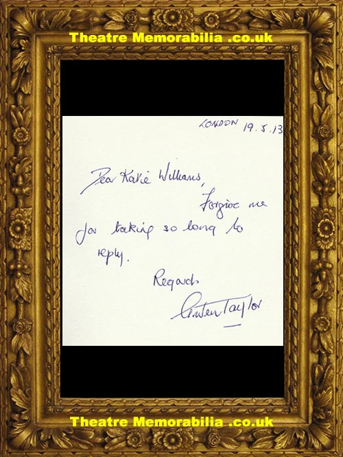 G Taylor Autograph Signed Card ? – Help 30 - Theatre Memorabilia - Theatre Programmes - Theatre Memorabilia - Theatre Programmes G Taylor Autograph Signed Card ? – Help 30 - Theatre Memorabilia - Theatre Programmes Theatre Memorabilia - Theatre Programmes