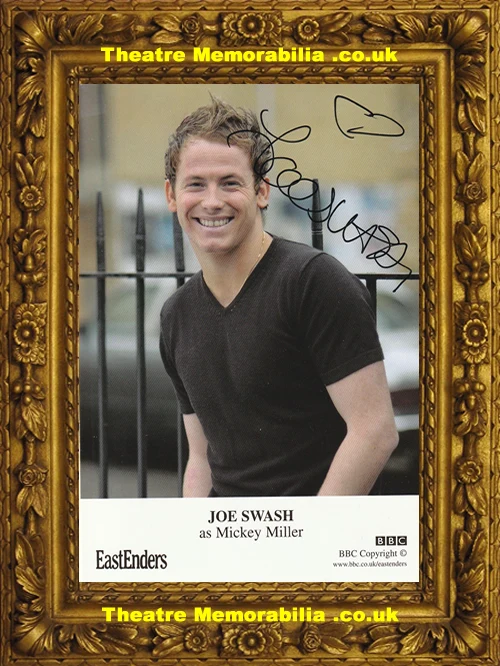 Joe Swash Autograph Signed Cast Card Eastenders Mickey Miller - Image 2