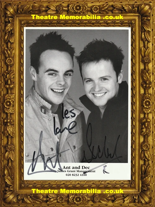 Ant And Dec Autograph Signed Picture - Image 2