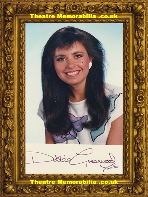 Debbie Greenwood Autograph Signed Picture TV Presenter - Theatre Memorabilia - Theatre Programmes - Theatre Memorabilia - Theatre Programmes  Debbie Greenwood Autograph Signed Picture TV Presenter - Theatre Memorabilia - Theatre Programmes Theatre Memorabilia - Theatre Programmes