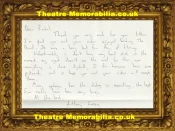 Anthony Cozens Autograph Signed Sheet Letter Van Wilder 2