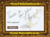 Coronation Street Autograph Signed ITV Comps Slip ? – Help 16