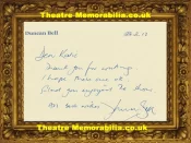 Duncan Bell Autograph Signed Sheet Dennis Merton Heartbeat