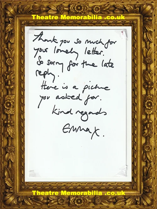 Emma Atkins signed Emmerdale cast card Charity - image 3