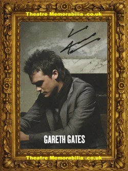 Gareth Gates signed picture card autograph
