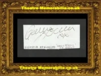 Gemma Atkinson Autograph Signed Sheet Hollyoaks