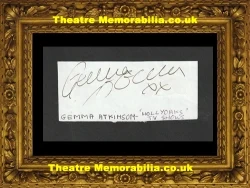 Gemma Atkinson signed autograph, Hollyoaks