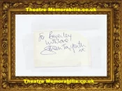Gillian Taylforth Autograph Signed Sheet Eastenders