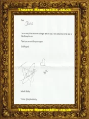 Isobelle Molloy Autograph Signed Sheet Actress Matilda the Musical