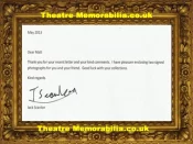 Jack Scanlon Autograph Signed Sheet The Boy in the Striped Pajamas