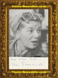 Jean Alexander Autograph Signed Picture Card Hilda Ogden Coronation Street