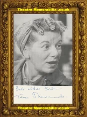 Jean Alexander Autograph Signed Picture Card Hilda Ogden Coronation Street