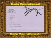 Jilly Cooper Autograph Signed Sheet Author Book Writer