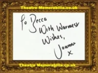 Joanne King Autograph Signed Sheet Casualty