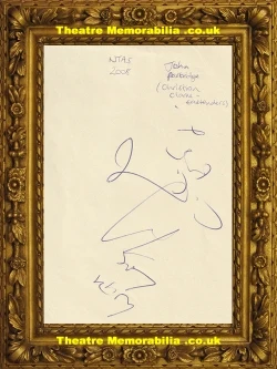 John Partridge EastEnders signed autograph, NTA 2008