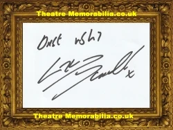 Lizzy Yansld signed autograph card unidentified