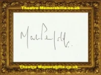 Mark Penfold Autograph Signed Sheet