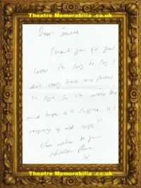 Nicholas Rowe Autograph Signed Script Page
