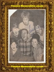 Norman Wisdom Autograph Signed Newspaper Cutting