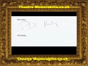 Phil Harding Autograph Signed Sheet