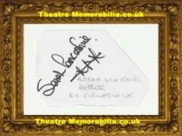 Sarah Lancashire Signed Autograph – Coronation Street – Happy Valley